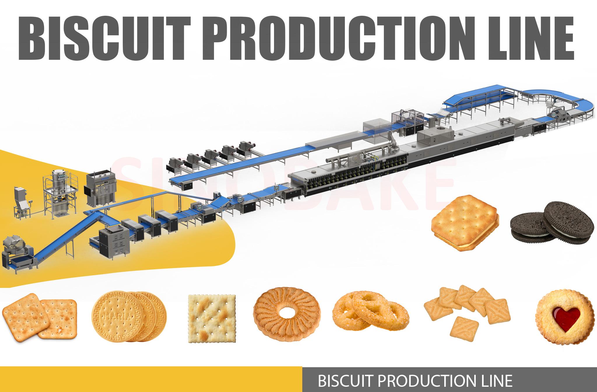 Cracker, Hard Biscuit and Soft Biscuit Production Line Biscuit People