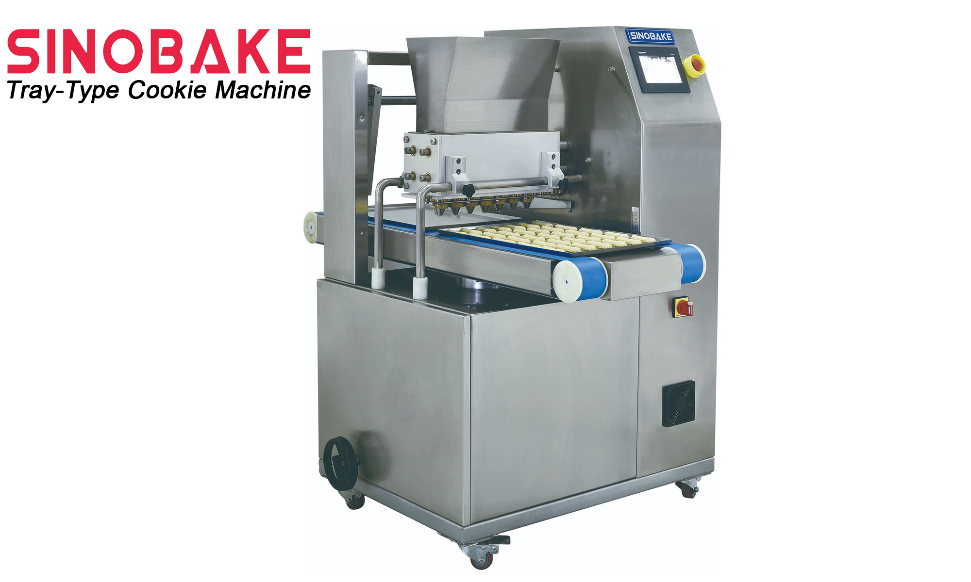 Exclusive Sinobake Auto Tray Type Cookie Machine with PLC Panel – SEW Germany Motor