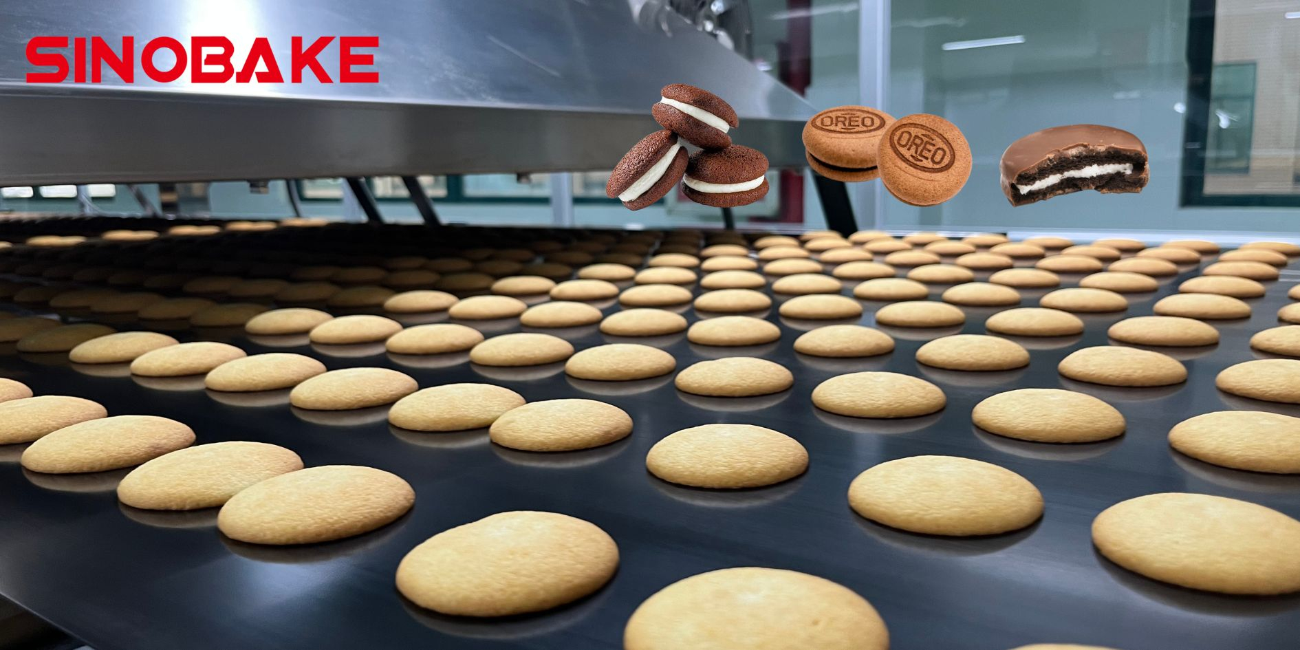 SINOBAKE  Full Automatic  Cookie Capper Making Machine
