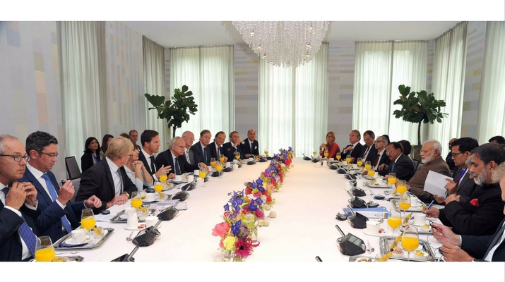 Zeelandia CEO at meeting with Mr. Modi, PM of India, and Dutch PM Rutte