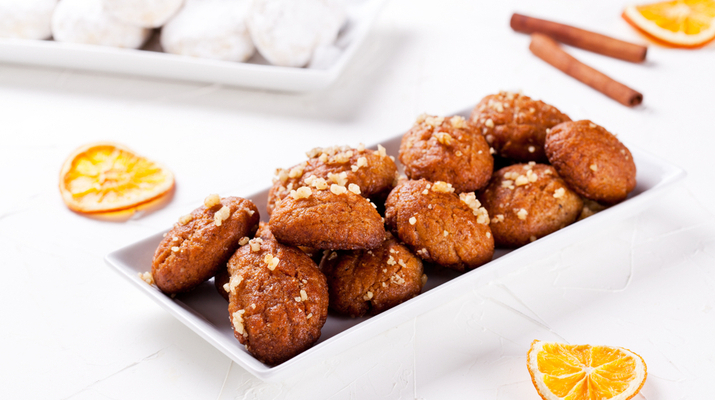 Greek Melomakarona: Christmas Honey Biscuits