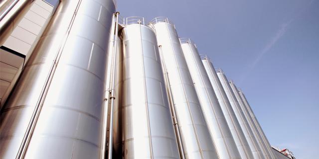 Equipment Globosilo -- outdoor silo in stainless steel produced by CEPI Spa