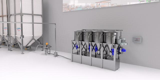 Equipment Trimix -- microingredients station produced by CEPI Spa