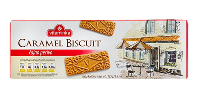 Biscuits Caramel Biscuit produced by Food Industry Vitaminka