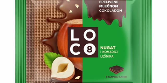 Biscuits Loco Wafers produced by Bambi