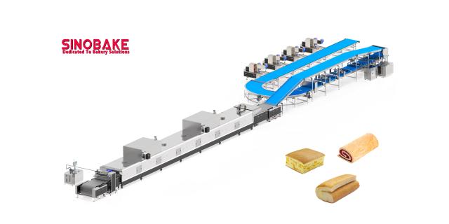 Equipment Automatic Cake Production Line: The Future of Cake Making produced by Sinobake Group LTD.