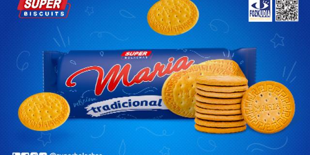 Biscuits MARIA produced by SUPER Biscuits - FOZKUDIA Industrial Lda