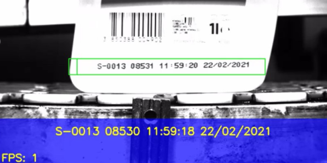 Example of LOT number inspection