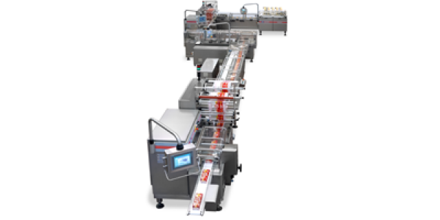 Equipment Automatic Packaging Line for Crackers on Edge produced by IMA FLX HUB