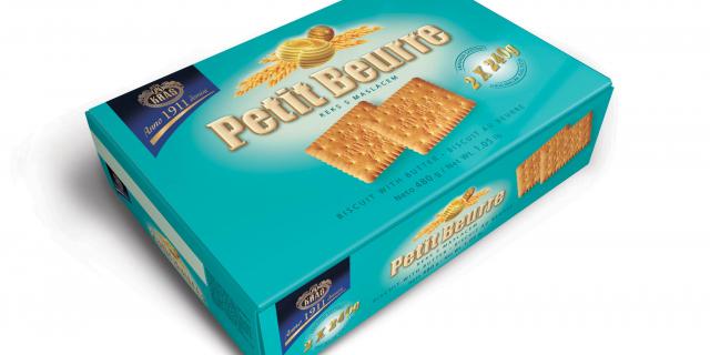 Biscuits Petit Beurre produced by Kraš Food Industry Plc