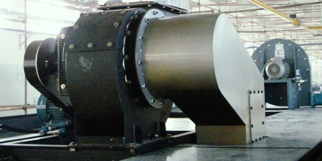 Extraction fan on a Direct Gas Fired Oven