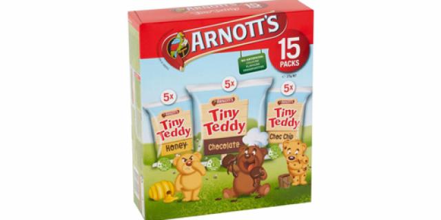 Biscuits Arnott's Tiny Teddy produced by Arnott’s Group