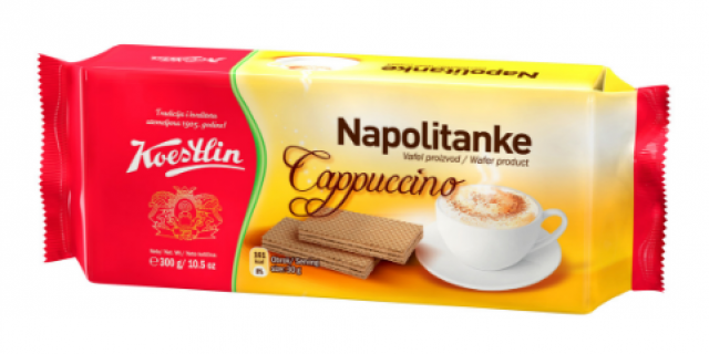 Biscuits Napolitanke Cappuccino produced by Koestlin HR