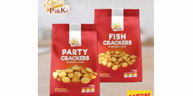 Biscuits Party and Fish Crackers produced by Pi & Ki - EGI Group