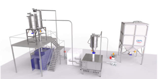 Equipment Flour cooling system produced by CEPI Spa