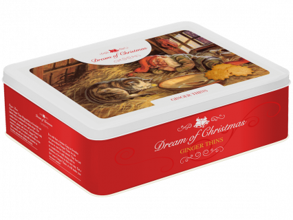 Biscuits Dream of Christmas - Ginger Thins produced by Dream of Sweden Swedish Cookies