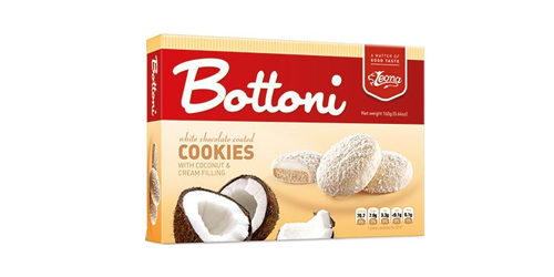 Biscuits Bottoni Coconut produced by Lion