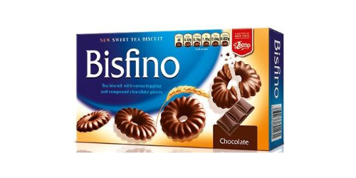 Biscuits Bisfino Tea Biscuit Chocolate produced by Lion