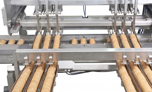 Equipment Measuring Feeder for on-edge Wrapping/Packing produced by EverSmart
