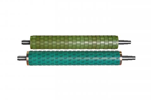 Equipment Rotary cutting rollers for hard biscuits and crackers produced by Padovani
