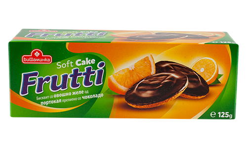 Biscuits Frutti Soft Cake produced by Food Industry Vitaminka