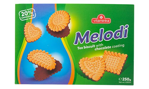 Biscuits Melodi produced by Food Industry Vitaminka