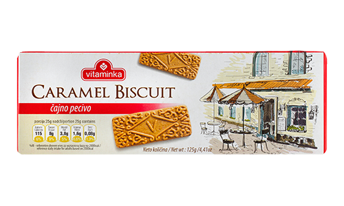 Biscuits Caramel Biscuit produced by Food Industry Vitaminka