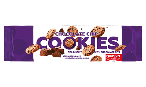 Biscuits Cookies Chocolate Chip Tea Biscuits produced by Food Industry Vitaminka