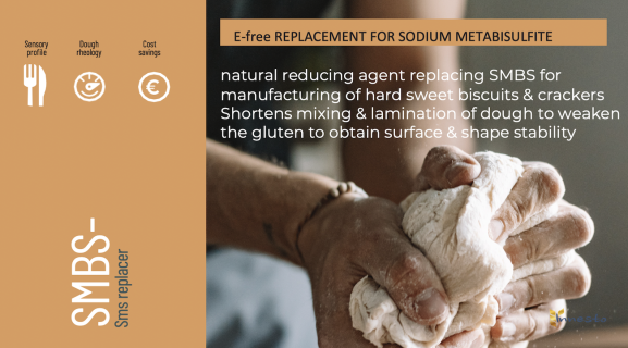 Ingredients E-free SMBS replacer produced by Innesto Group