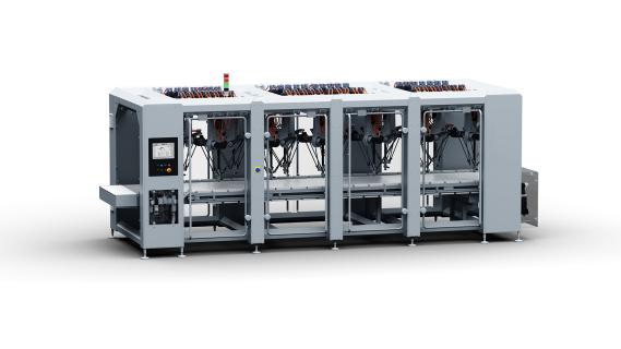 Equipment Delta Robots loading systems produced by Cama Group