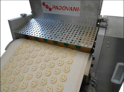 ROTARY MOULDING MACHINES FOR PRODUCTION OF SOFT BISCUITS ON BAKING TRAYS
