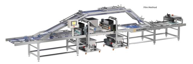 Equipment Wafer Cream Spreading Machine produced by Gocmen Machine Ind. ltd. Co.