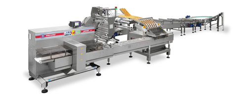 Equipment Packaging Line for Biscuits in Pile produced by IMA FLX HUB