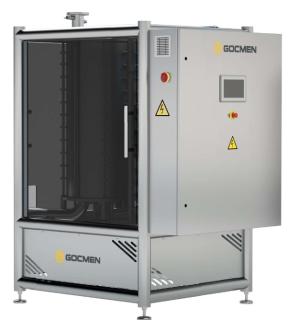 Equipment Tempering Machine produced by Gocmen Machine Ind. ltd. Co.