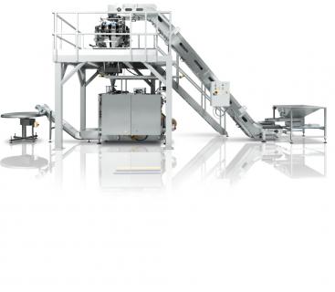 Equipment Turn-key dosing, vertical bagging and cartoning solution for naked or pre-wrapped biscuits produced by IMA FLX HUB