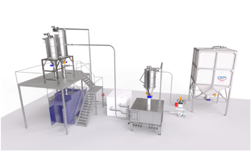 Equipment Flour cooling system produced by CEPI Spa
