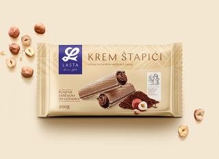 CREAM STICKS WITH HAZELNUT