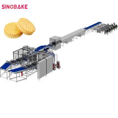 Sandwiching Biscuit Making And Packing System--Cookie Capper Machine