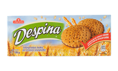 Biscuits Despina Integral produced by Food Industry Vitaminka