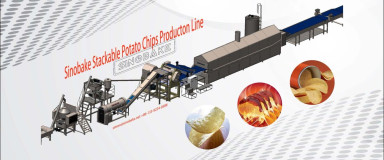 Equipment Sinobake Stackable Potato Chips Production line produced by Sinobake Group LTD.