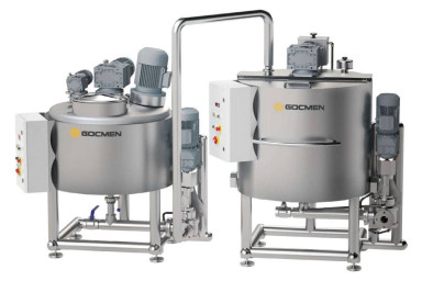 Equipment Wafer Cream Mixing System produced by Gocmen Machine Ind. ltd. Co.