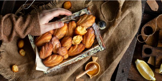 Medeleines Traditional Sponge cake from France
