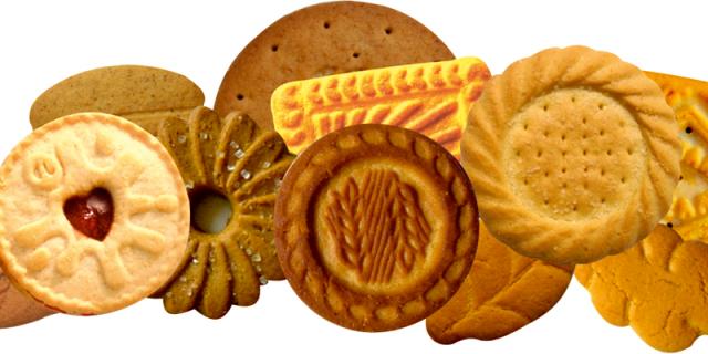 Short dough biscuits