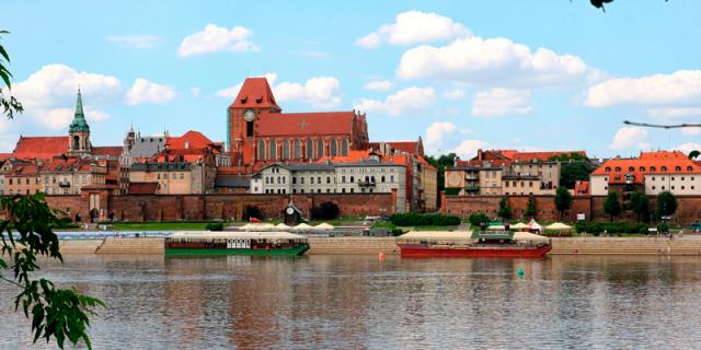 A View of Toruń's Old City Core
