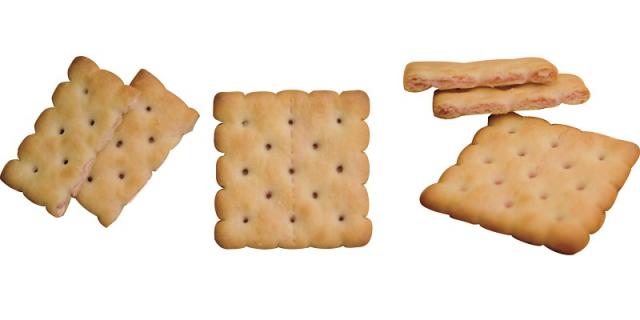 Three layer crackers