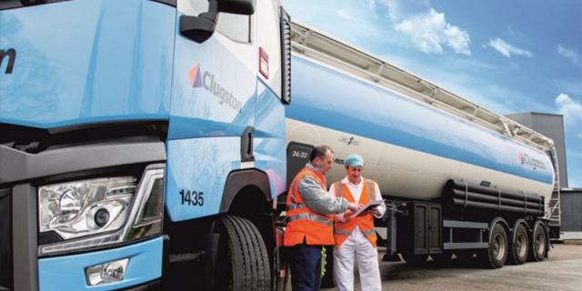 Ingredient storage - Flour delivery tanker from Clugston Logistics