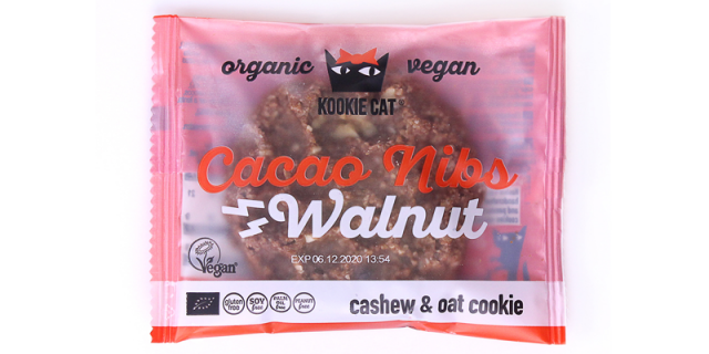 Kookie Cat Cacao Nibs Walnut biscuit