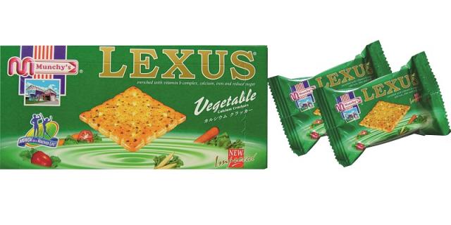 Vegetable crackers packaging