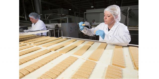 walkers shortbread production line