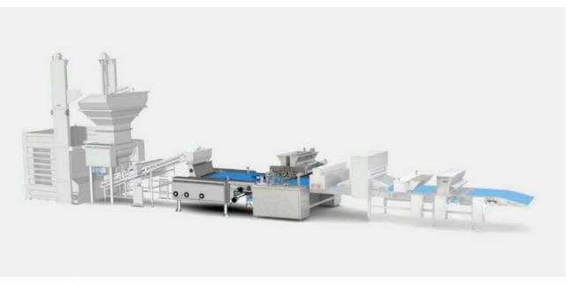  Integrated system comprising a GEA Imaforni rotary molder for soft biscuits combined with a GEA Comas co-extruder machine for cookies